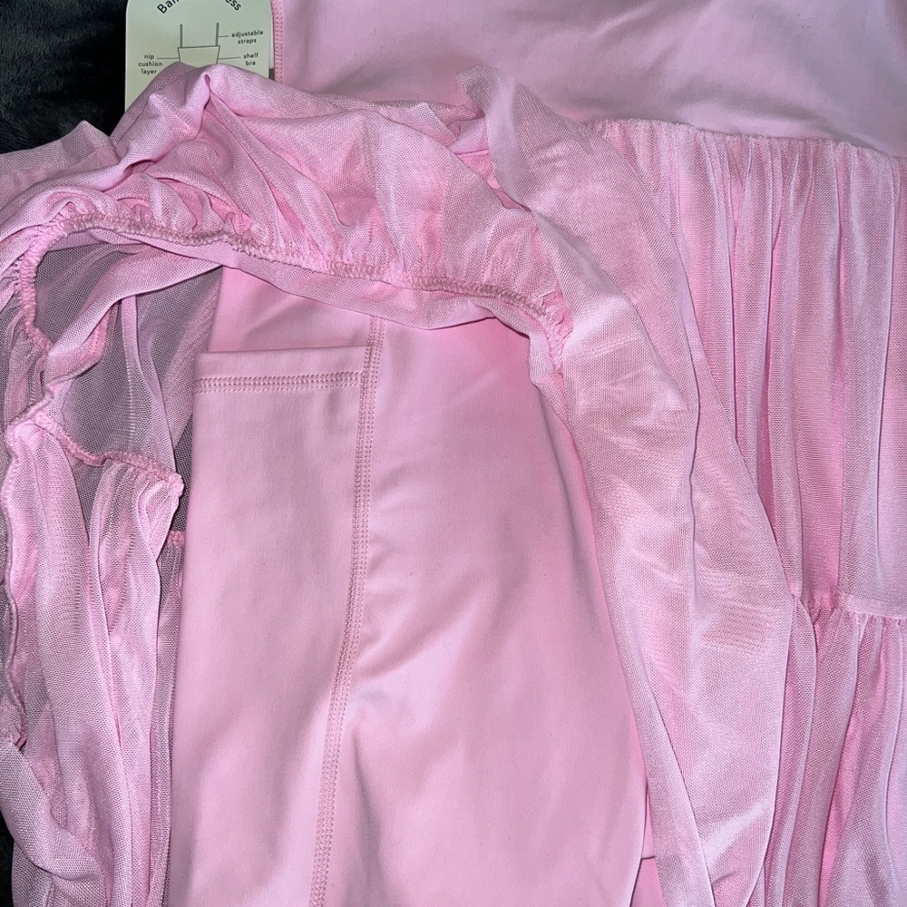 Blogilates Pink Balletcore Active Dress Built In Shorts Pilates Workout XS - Picture 7 of 7